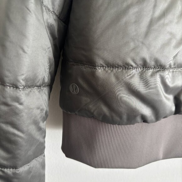 Lululemon Non-stop Bomber Reversible Jacket Olive / Taupe Medium - Large - Picture 12 of 14